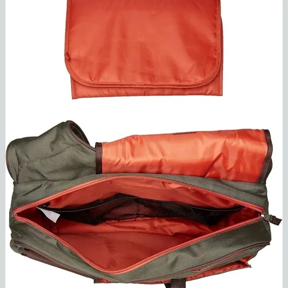 Diaper Dude BAG. NWOT -Bike Sling, Cross Body ,Sport Cool DAD Bag Olive/Brown. - Picture 15 of 16